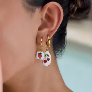 Stainless Steel Cherry Hoop Earrings JDE0205002 10 Sff3a49d2841a43d7864c7613b64709fcU