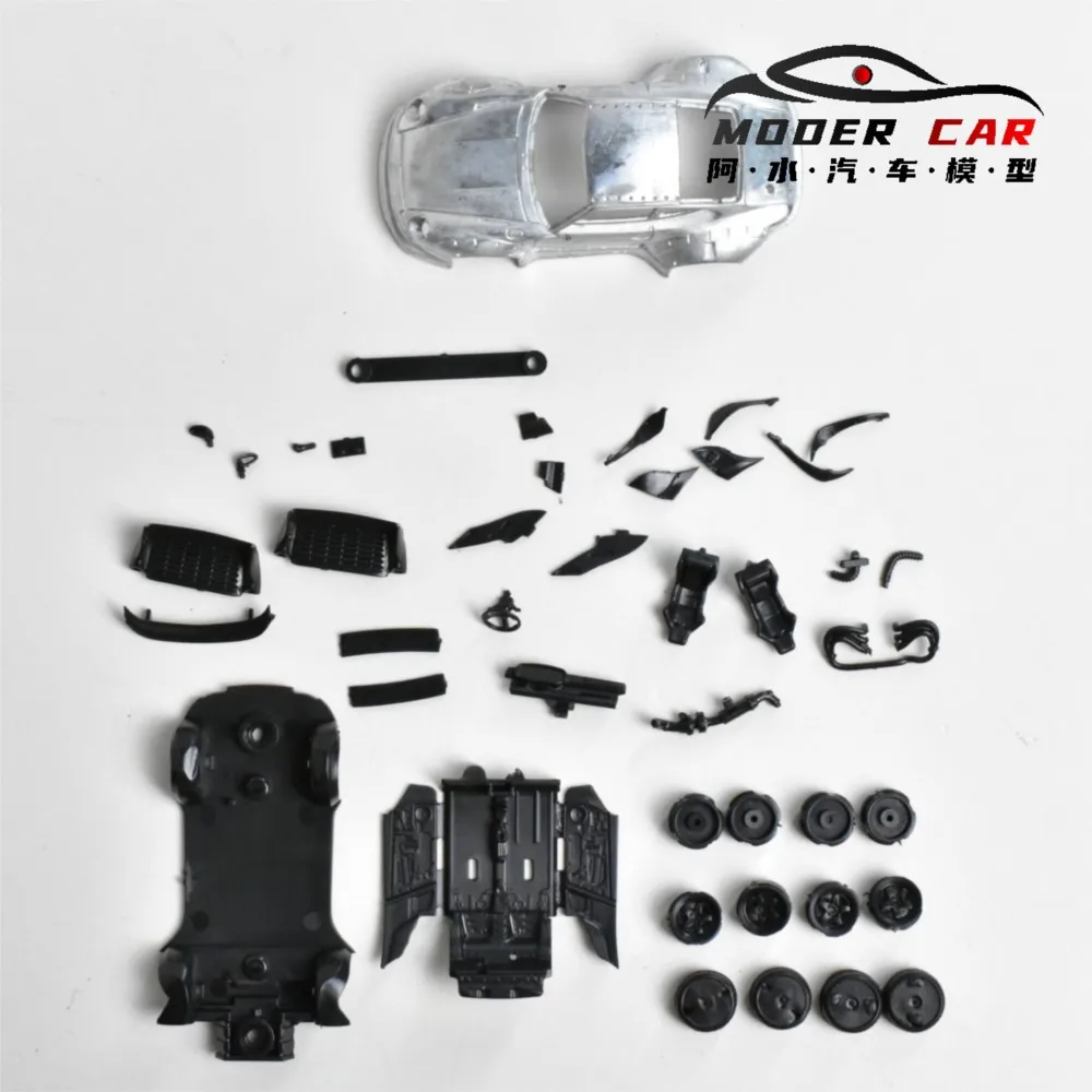 Porsche RWB 993 1:64 Diecast Model Black 3 Porsche RWB 993 1:64 Diecast Model Black - Image 3