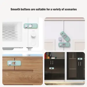Child Safety Cabinet Lock - Gray & Green 11 Sff53c3dea6414d61b6dbf79ee41b471et