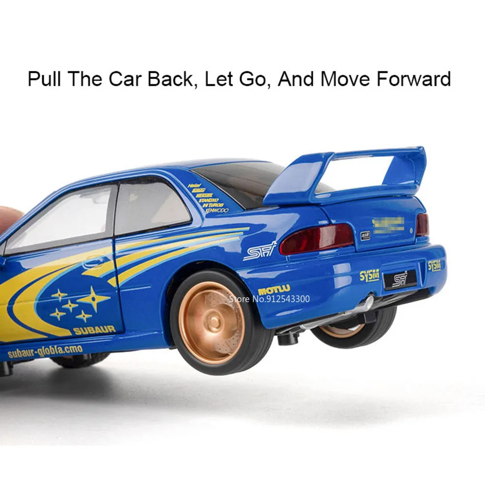1:32 Scale Subaru Impreza STI Diecast Model 5 1:32 Scale Subaru Impreza STI Diecast Model - Image 5