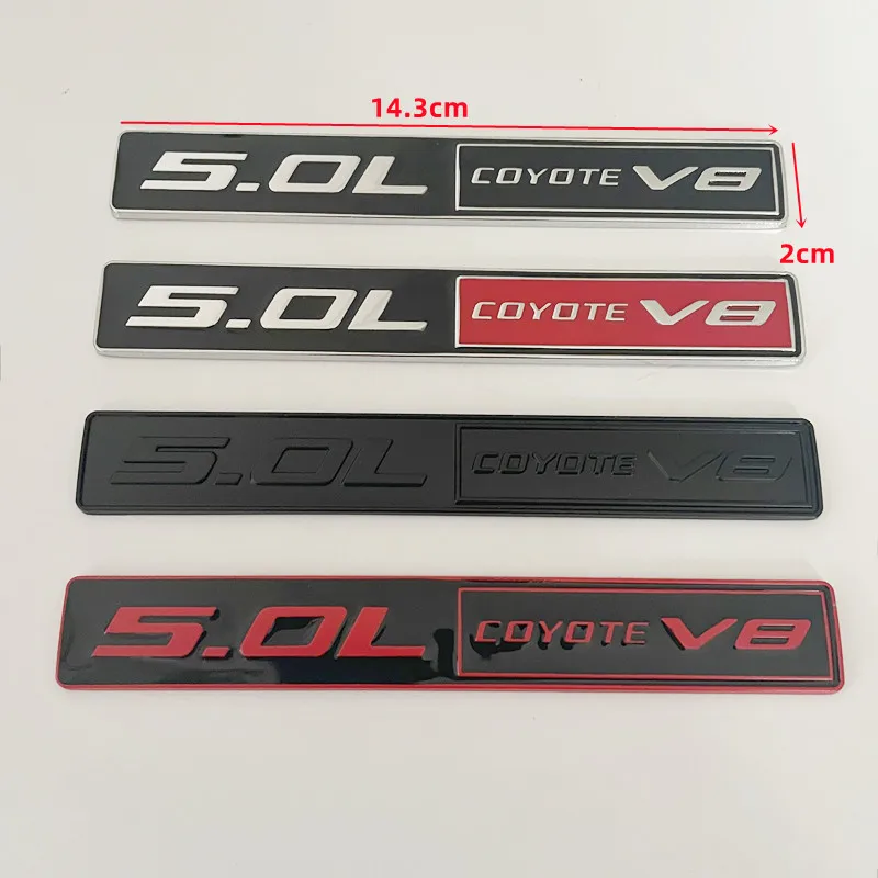 5.0 COYOTE V8 Alloy Badge for Ford Vehicles 3 5.0 COYOTE V8 Alloy Badge for Ford Vehicles - Image 3