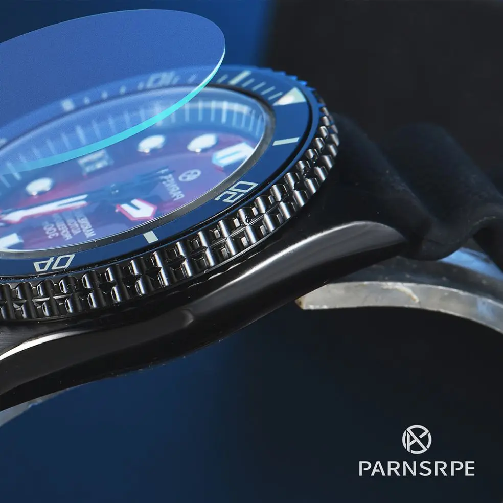 41mm Vintage Black Dive Watch Case for Seiko Models 4 41mm Vintage Black Dive Watch Case for Seiko Models - Image 4