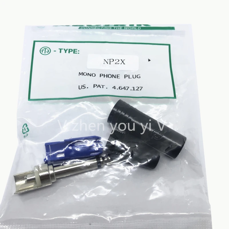 Disassembled 3-Pole 6.35mm Jack Plug Kit 2 Disassembled 3-Pole 6.35mm Jack Plug Kit - Image 2