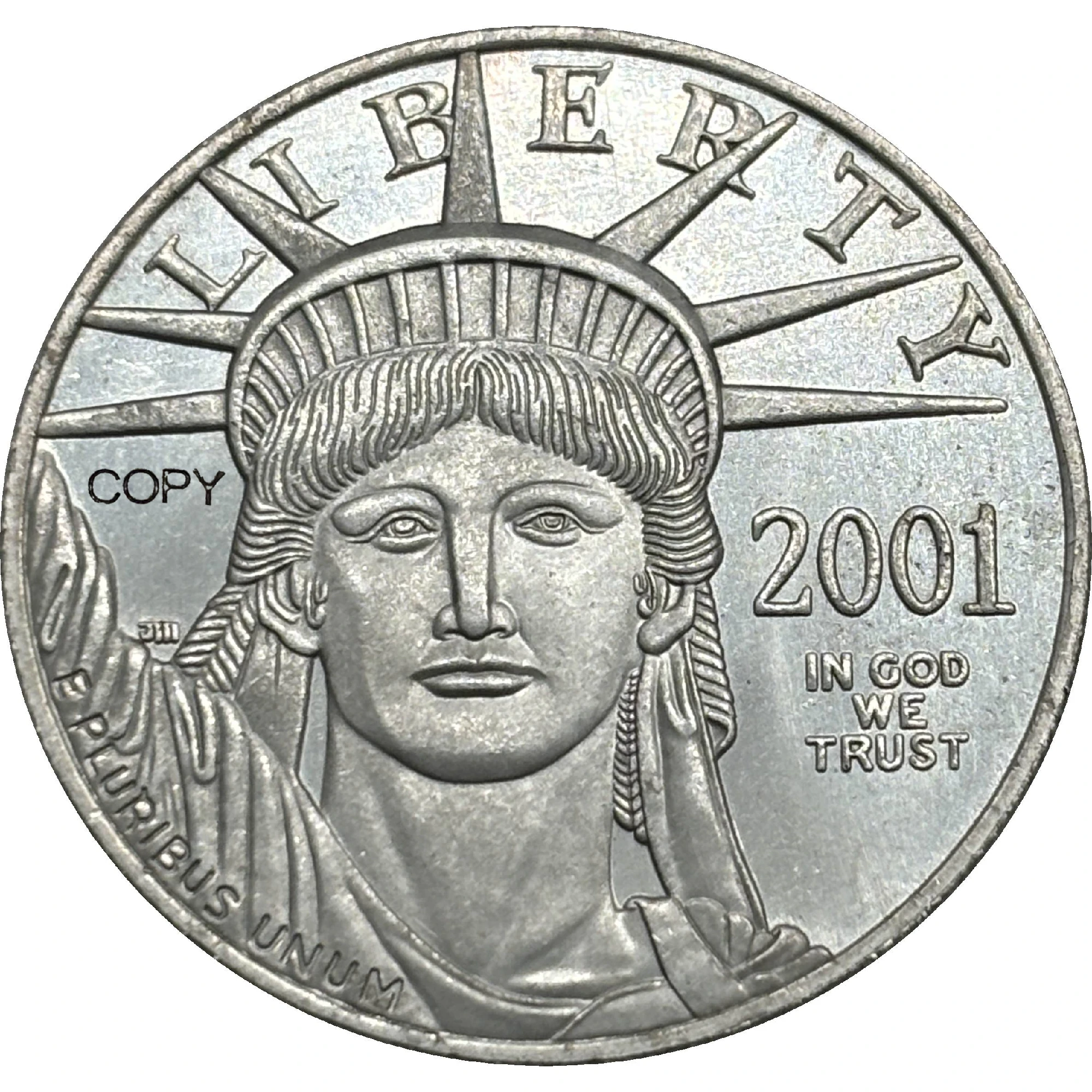 Vintage 2001 W Liberty Commemorative Coin 4 Vintage 2001 W Liberty Commemorative Coin - Image 4