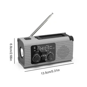 Portable Emergency Radio with 2000mAh Battery 14 Sffce7b5ae0f141dcabf87e55a341b108I