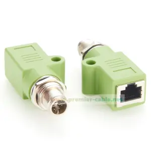 Industrial Ethernet Adapter Converter with M12 X-Coded 15 Sffd45fb3a3e2467badccf1a69e7253a8y