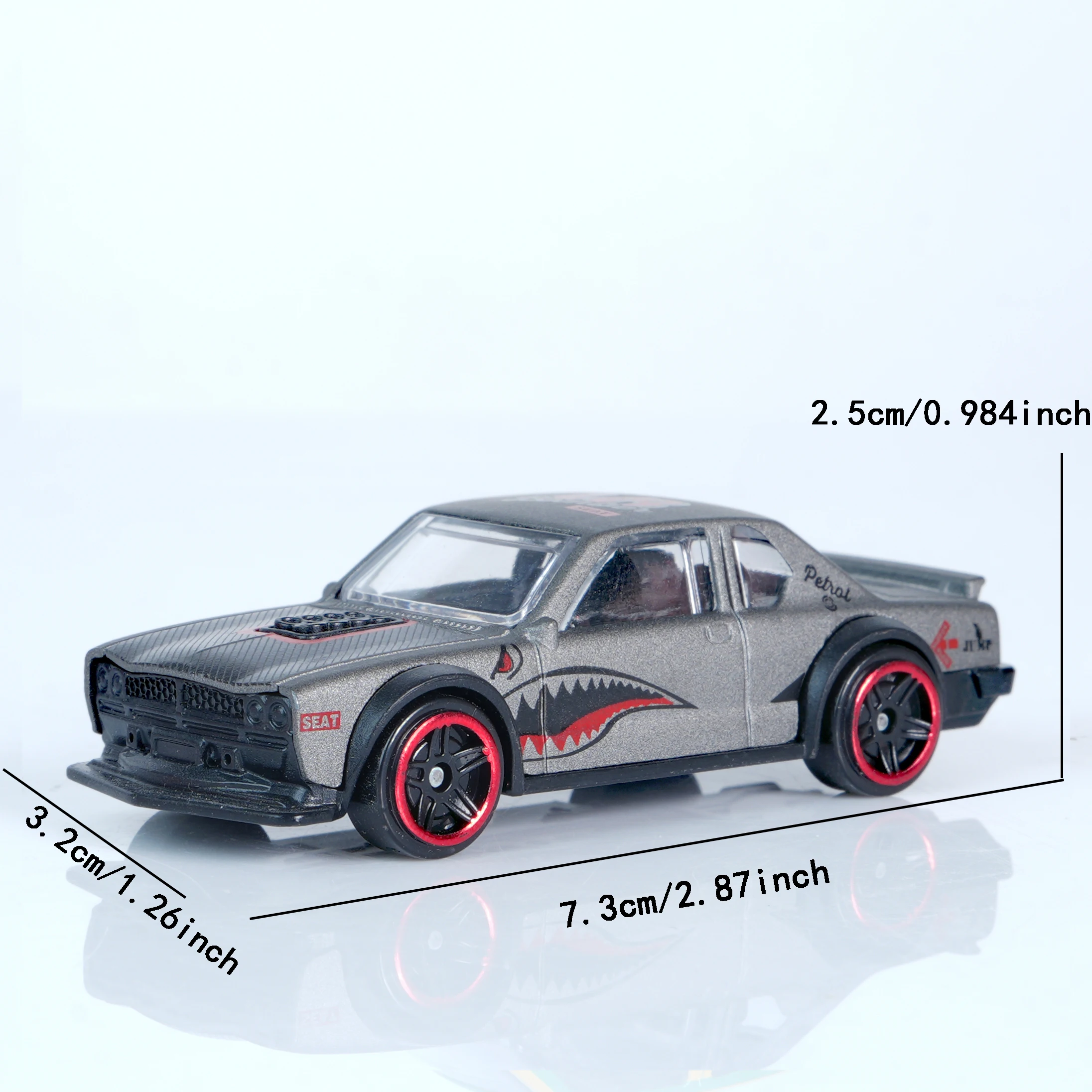 1:64 Shark-Speed Die-Cast Racing Car 6 1:64 Shark-Speed Die-Cast Racing Car - Image 6