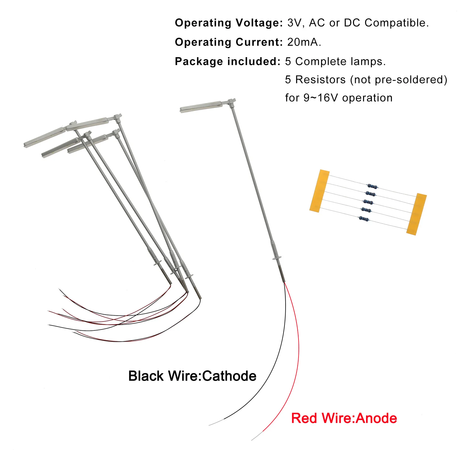 Metal Model Street Lamps for HO, OO, TT Scales 5 Metal Model Street Lamps for HO, OO, TT Scales - Image 5