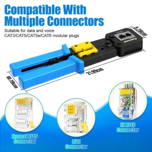 Multi-Function Ethernet Crimping and Cutting Tool 13 U0b6236a0f6684b74a2fcd33dc1956ca6J