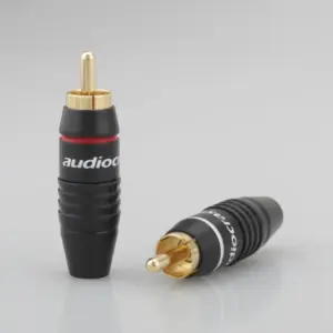 50 Pack Gold-Plated RCA Male Plugs for Audio 7 U5f1263f4c50f422bb66d4fadf63d5c2aN