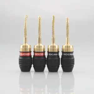 8-Pack Gold-Plated Banana Plugs for Speakers 8 U9728786cc6234aa08ab7a03aa69249f9T