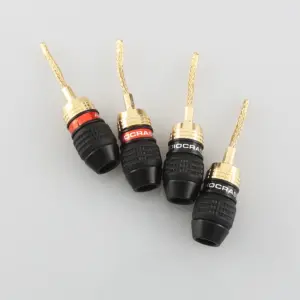 8-Pack Gold-Plated Banana Plugs for Speakers 11 Ucb383b1e4d744256a224fa509b3bfed3S