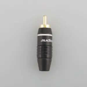 50 Pack Gold-Plated RCA Male Plugs for Audio 8 Udacb46507c43411dad5bc4324991661fv