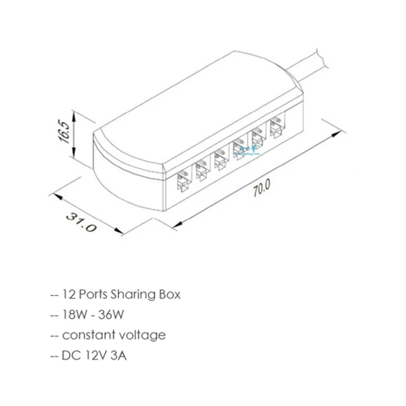 Port Sharing Box Set for Model Lighting 5 Port Sharing Box Set for Model Lighting - Image 5