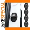 Black Silicone Lock Cover Set for Vehicles