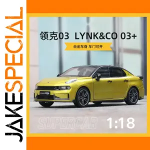 Yellow Lynk & Co 03 1:18 Diecast Model