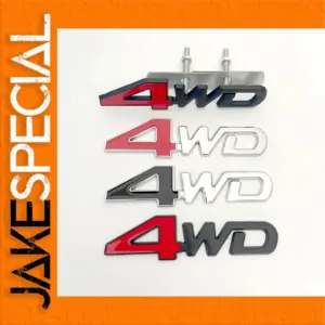 3D Metal 4WD Emblem Badge for Vehicles