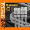 Premium Silver XLR Audio Cable 2m