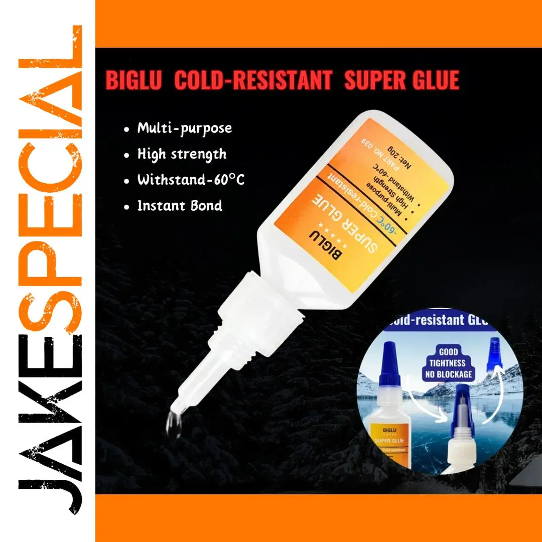 Cold-Resistant Super Glue 17ml for DIY & Repairs 1 Cold-Resistant Super Glue 17ml for DIY & Repairs