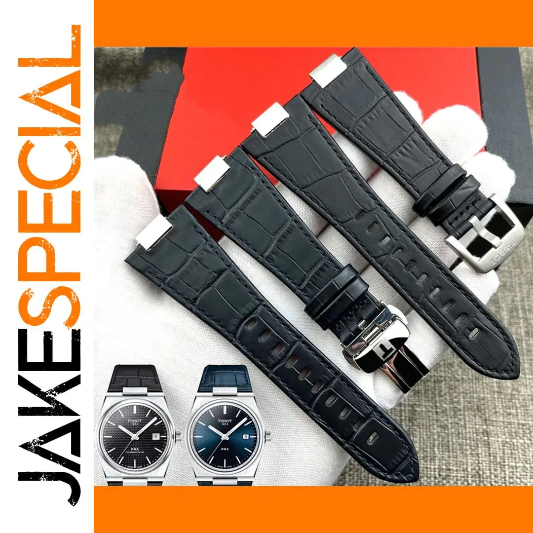 Leather Strap for Tissot PRX T137.407/410 1 Leather Strap for Tissot PRX T137.407/410
