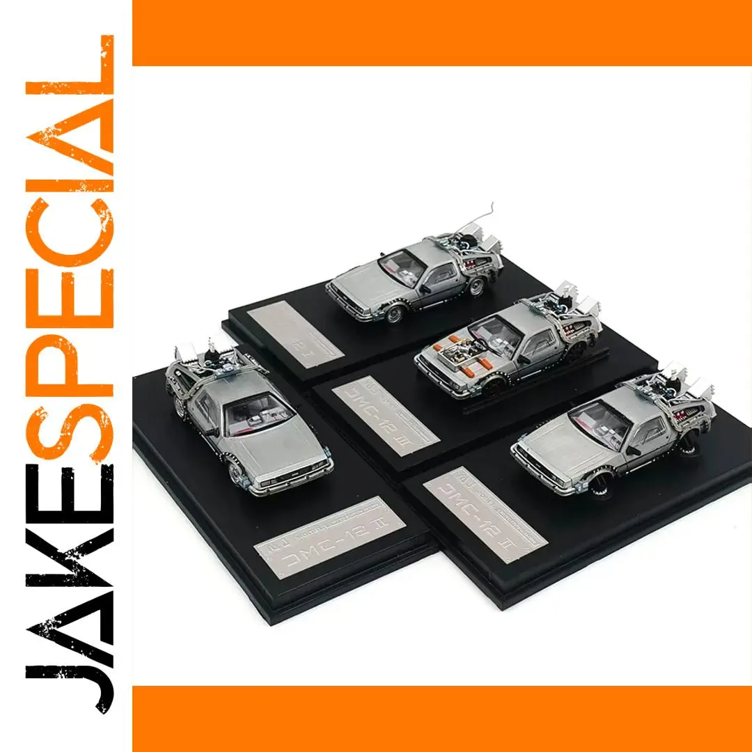 Back To The Future DeLorean 1:64 Scale Model 1 Back To The Future DeLorean 1:64 Scale Model