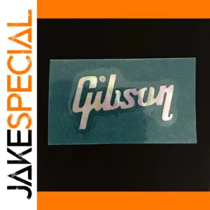 Gibson Mother of Pearl Logo Decal 40x21mm