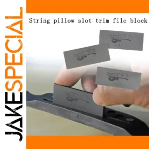 Guitar Saddle Groove & Radius File Block