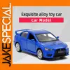 Vibrant Blue Mitsubishi Lancer EVO Diecast Model