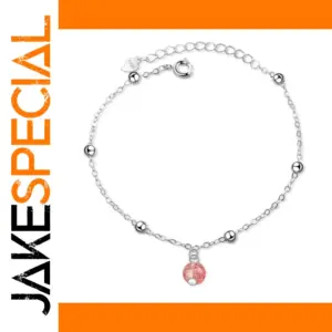 Pink Crystal Zircon Infinity Bracelet for Women