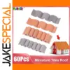 Miniature Roof Tiles Set for Dollhouses