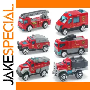 Mini Alloy Fire Truck Model for Collectors
