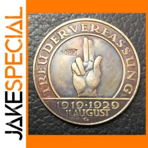 Vintage 1929 German Reichsmark Replica Coin