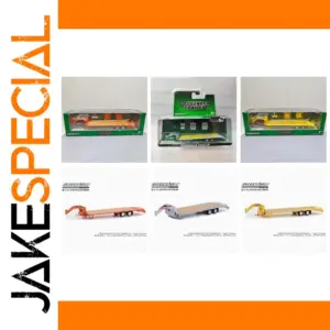 Green 1/64 Diecast Gooseneck Trailer Collection