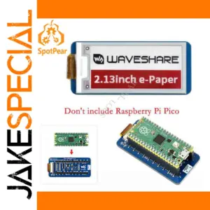 2.13-Inch E-Paper Display Module for Raspberry Pi Pico