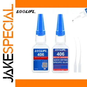 LOOLIFL 406 Super Glue 20ml with Precision Tip