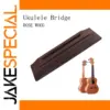 Indonesian Rosewood Ukulele Bridge 23/26-inch
