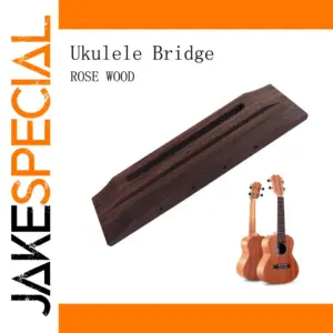 Indonesian Rosewood Ukulele Bridge 23/26-inch