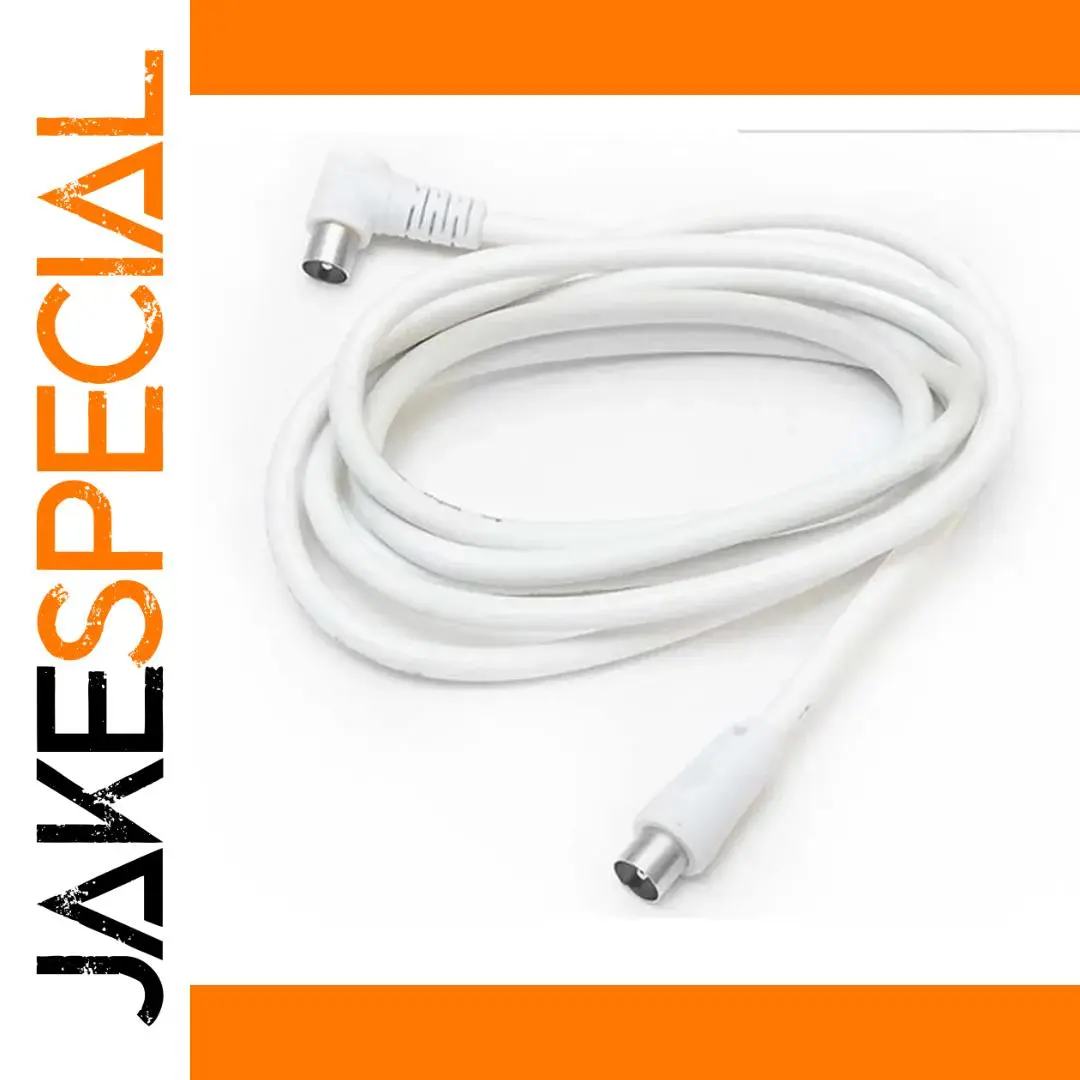 1.5m White TV Antenna Extension Cable 1 1.5m White TV Antenna Extension Cable