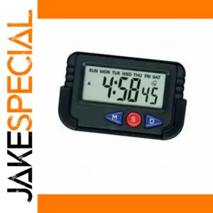 High-Concerned Compact Digital Timer, 7.4x4.6x2.8cm