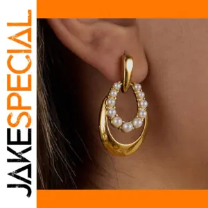 Stylish Stainless Steel Drop Earrings for Women
