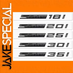 Black BMW SDrive Emblem Badge for X-Series & Z4