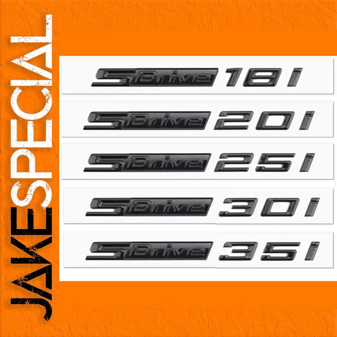 Black BMW SDrive Emblem Badge for X-Series & Z4 1 Black BMW SDrive Emblem Badge for X-Series & Z4