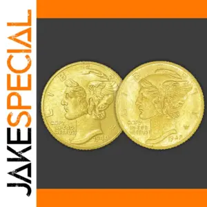 Vintage Mercury Flyer Gold Collector Badge