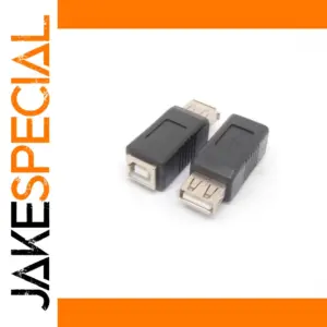 USB Type A Female to Type B Female Adapter