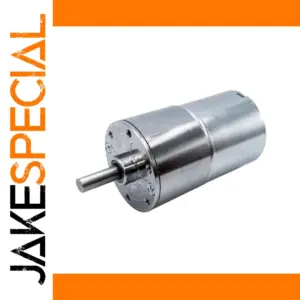 37mm Polished Metallic Gear Motor 12V/24V