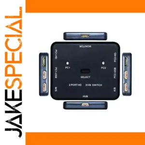 2-Port 4K HDMI KVM Switch with USB 2.0