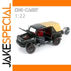 Black and Red 1:22 Diecast Model Car