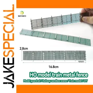 HO Metal Fence for Model Railroad Layouts