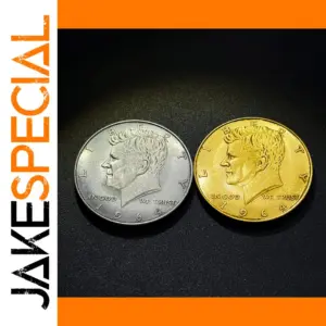 Vintage 31mm Copper Replica Coin with Golden Finish