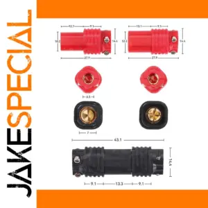 High-Current Electrical Connectors Set by DiveDeer